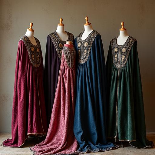 Capas históricas bordadas